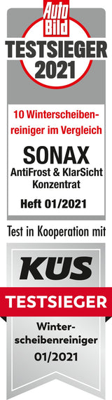 SONAX Scheibenreiniger AntiFrost+KlarSicht Konzentrat 5 l Kanister für Winter
