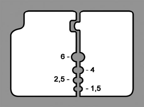 KNIPEX Präzisionsabisolierzange 195 mm für PTFE, Silikon, Radox®, Kapton® und Gummi