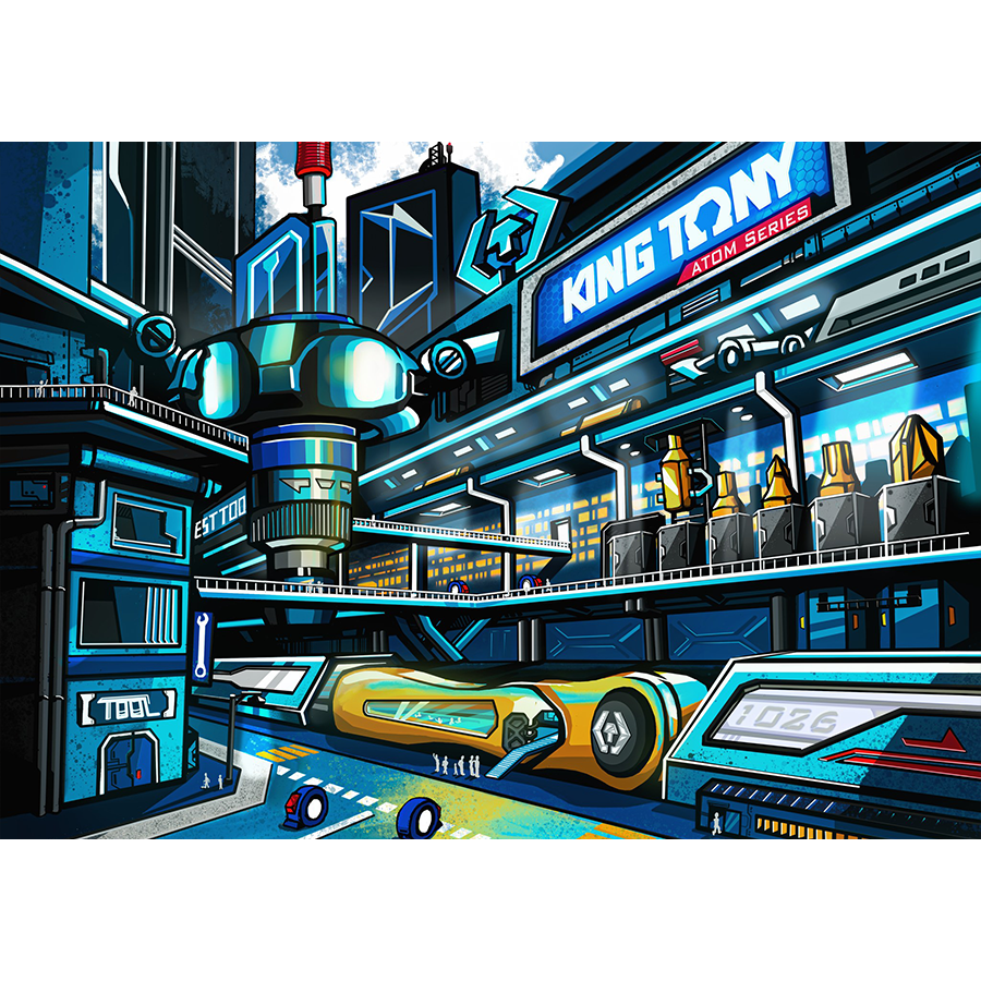 KING TONY Profi-Werkzeuge - Adventskalender 29tlg. P1029CGAM