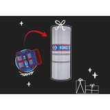 KING TONY Profi-Werkzeuge - Schraubendreher-Set mit umkehrbaren Klingen - 16 tlg. P32526MRN