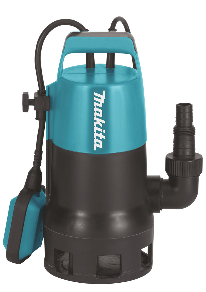 Makita Elektro-Tauchpumpe – 8.400 l/h, kompakt & schmutzwassertauglich - PF0410
