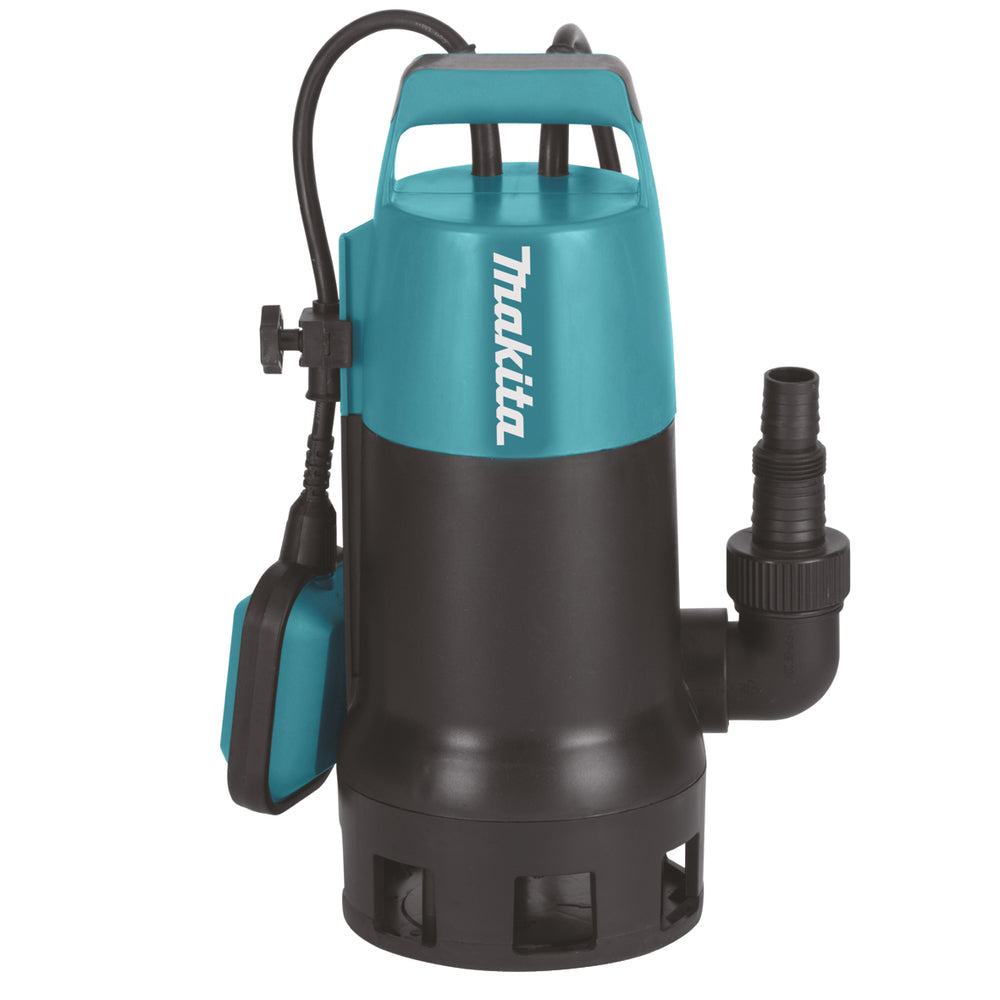 Makita Elektro-Tauchpumpe – kompakt, 14.400 l/h, Klar- & Schmutzwasser - PF1010