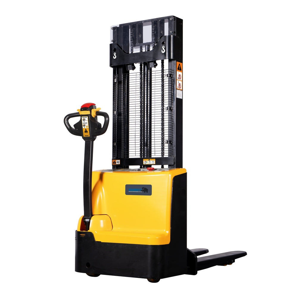 MAMMUTH Elektrischer Hochhubwagen – 1500 kg Tragkraft – Vollelektrisch - Hubstapler - Deichselstapler - PS15E