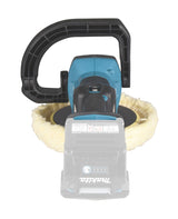 Makita Akku-Poliermaschine 180 mm – bürstenlos, XPT, konstante Drehzahl, Sanftanlauf - PV001GZ