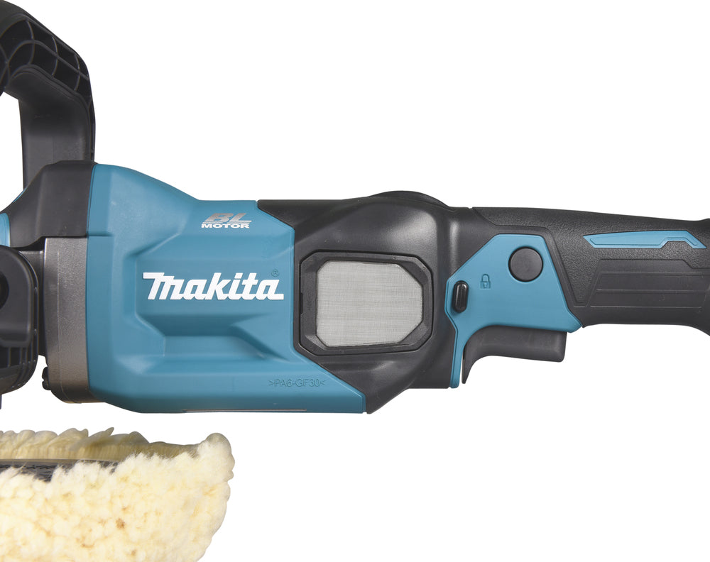 Makita Akku-Poliermaschine 180 mm – bürstenlos, XPT, konstante Drehzahl, Sanftanlauf - PV001GZ