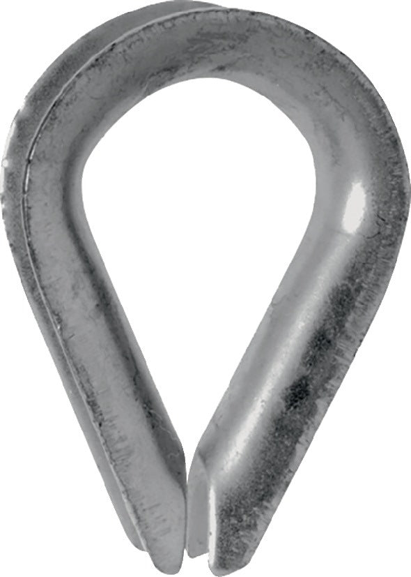 Kleinsorge Kausche DIN 6899 Form B 12 mm Seil-Nenngröße 11,0 mm ZN mit tiefer Rille – 50 Stk.