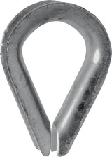 Kleinsorge Kausche DIN 6899 Form B 12 mm Seil-Nenngröße 11,0 mm ZN mit tiefer Rille – 50 Stk.