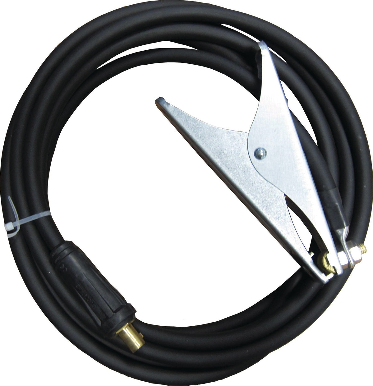 CONZELMANN Massekabel konfektioniert 150 A, 4 m, 16 mm², KS 25 Stecker, Erdklemme gummiummantelt
