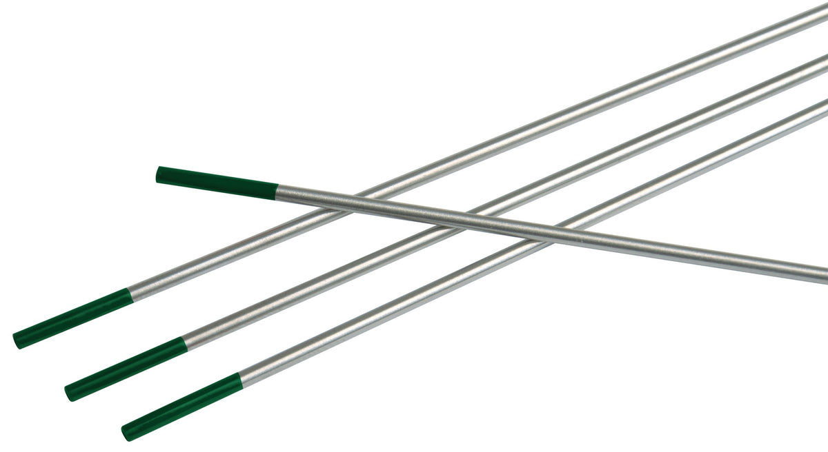 LITTY Wolframelektrode WP grün Ø 1,6 mm Länge 175 mm – 10 Stück