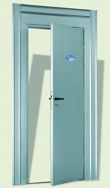 Baustellenschutztür OV 860-1180 mm Höhe 1980-2192 mm DIN rechts Stahlblech verzinkt STEINAU