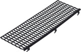 PROTEKTOR Laubfanggitter 100-150 mm, 1 m, schwarz – für alle Kunststoff- und Metalldachrinnen