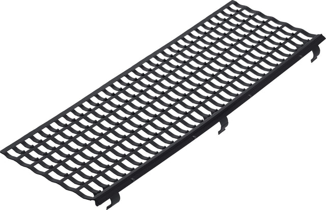 PROTEKTOR Laubfanggitter 100-150 mm, 1 m, schwarz – für alle Kunststoff- und Metalldachrinnen