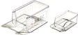 TECWERK Sichtlagerkasten SAN transparent 230/200x150x130 mm – 25 Stück
