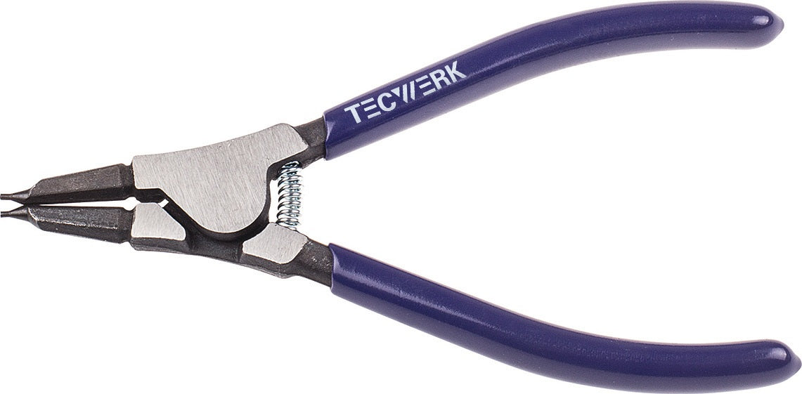TECWERK Sicherungsringzange A 0 für Wellen Ø 3-10 mm, poliert, DIN 5254 A