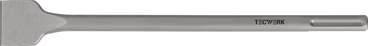 TECWERK Spatmeißel SDS-max 400 mm mit 50 mm Schneidenbreite für Abbrucharbeiten