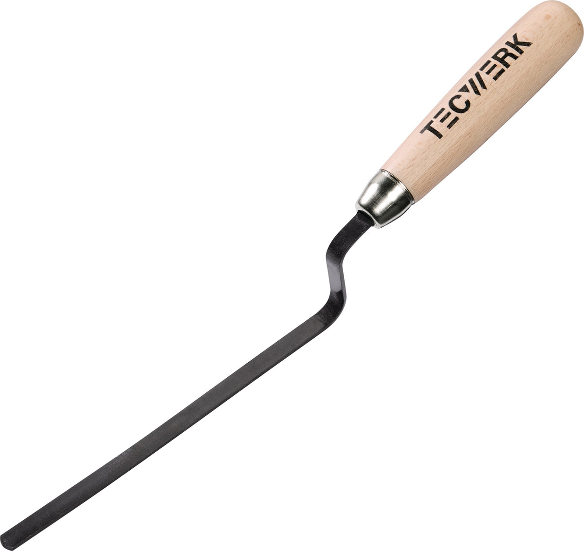 TECWERK Fugenkelle 180 mm gehärteter Stahl mit Buchenholzheft
