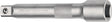 TECWERK Verlängerung 1/2 Zoll 75 mm – Chrom-Vanadium-Stahl, DIN 3123