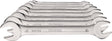 TECWERK Doppelmaulschlüsselsatz 8-teilig SW 6-22 mm CV-Stahl verchromt