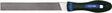 TECWERK Werkstattfeile DIN 7261 Flachstumpf 200 mm Hieb 1 mit 2K-Ergo-Heft