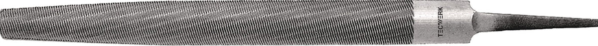 TECWERK Werkstattfeile DIN 7261 halbrund 150 mm Hieb 1 – Form E für Radien und Profile