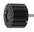 TECWERK Schleifhülsenträger D60xH30mm Zylinder Schaft-Ø 6 mm – Gummierte Spannvorrichtung