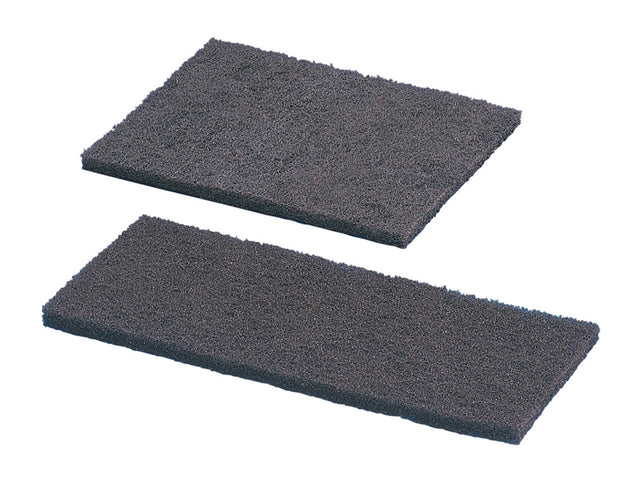TECWERK Handpad L229xB152mm medium braun – Universalschleifvlies für Konturen und schwer zugängliche Stellen