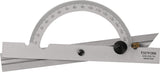 TECWERK Winkelmesser Gradbogen 100 mm mit verstellbarer Messschiene 150 mm
