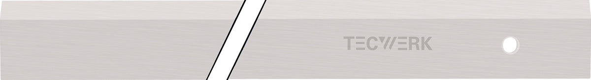 Werkstattlineal Stahl 500 mm TECWERK – Geradheit 0,2–0,3 mm, hochkant geschliffen