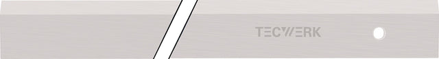 Werkstattlineal Stahl 500 mm TECWERK – Geradheit 0,2–0,3 mm, hochkant geschliffen