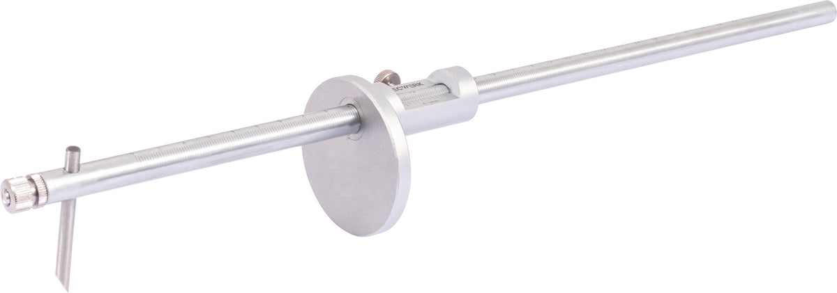 Streichmaß 300 mm rund Ablesung 0,10 mm TECWERK – Präzise Anreißarbeiten