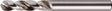 TECWERK Spiralbohrer DIN 1897 Typ UNI 1 mm HSS-Co extra kurz
