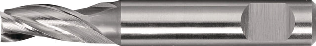 TECWERK Minibohrnutenfräser 2 mm HSS-Co8 DIN 1835 B – 3 Schneiden, kurz, zentrumschnitt