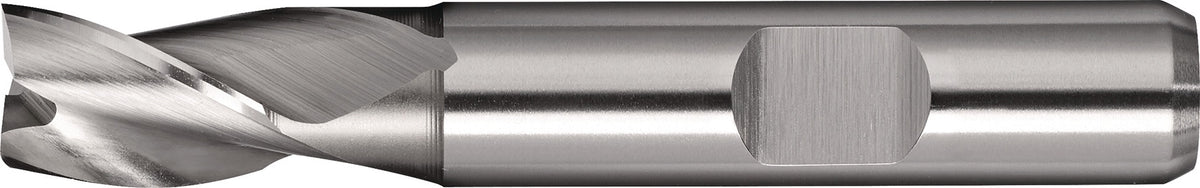 TECWERK Bohrnutenfräser DIN 327 Typ N 3 mm HSS-Co8 – 3 Schneiden, kurze Bauform