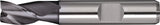 TECWERK Bohrnutenfräser DIN 327 Typ N 3 mm HSS-Co8 – 3 Schneiden, kurze Bauform