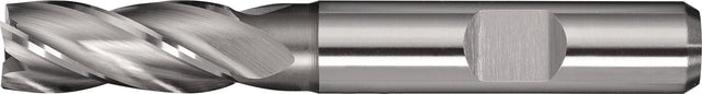 TECWERK Schaftfräser DIN 844 Typ N Ø 2 mm HSS-Co8 Vierschneider kurz
