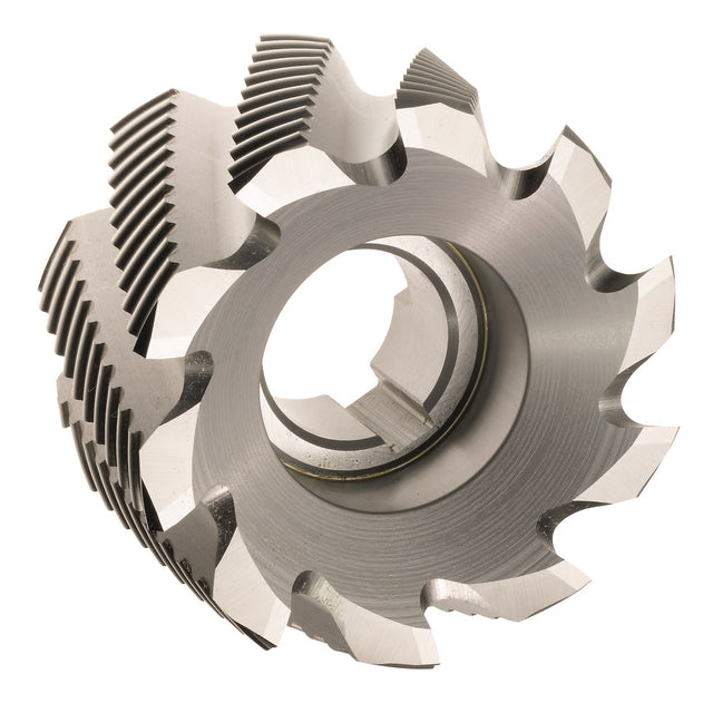 TECWERK Walzenstirnfräser DIN 1880 Typ NR D.40mm HSS-Co5 Z.7 – für Stahl und NE-Metalle