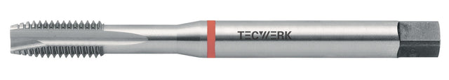 TECWERK Maschinengewindebohrer DIN 371B H M3x0,5mm HSS-Co 6H für Durchgangsgewinde