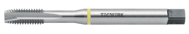 TECWERK Maschinengewindebohrer DIN 371B AL M3x0,5mm HSS-Co 6H – für Durchgangsgewinde