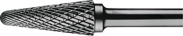 Frässtift KEL D.8mm Kopf-L.25mm Schaft-D.6mm Hartmetall Kreuzverzahnung TECWERK