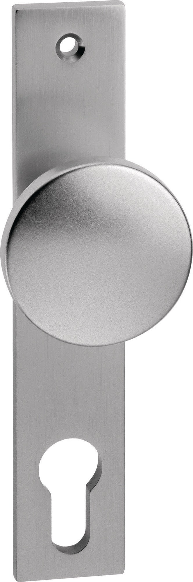 EDI Schlosskasten-Knopf 1317/7020 fest Aluminium F1 naturfarbig Vierkant 8 mm