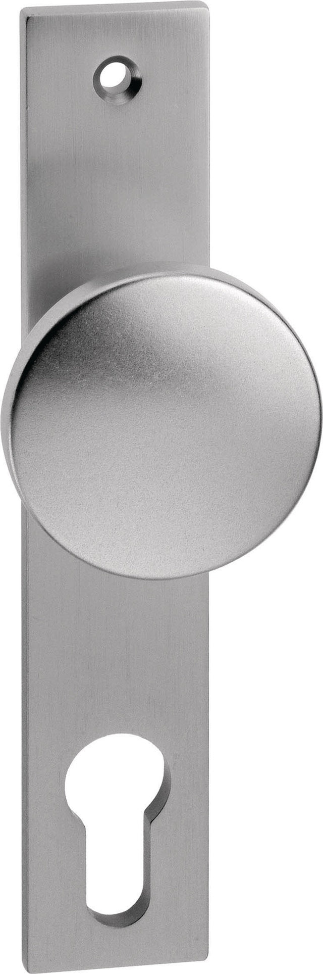 EDI Schlosskasten-Knopf 1317/7020 fest Aluminium F1 naturfarbig Vierkant 8 mm