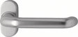 EDI Feuerschutzdrückerlochteil 1300/2133 Aluminium F1 gekröpft Vierkant 9 mm