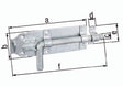 GAH Bolzenriegel 160 mm Stahl feuerverzinkt mit rundem Griff und Schlaufe, Ausschub 49 mm