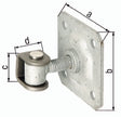 GAH Torband 100x100x37x30mm Stahl rohr zum Anschweißen – verstellbar um 20 mm