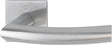 HOPPE Türdrückerpaar Trondheim E1430Z/848N Edelstahl F69 mit Drückerrosetten Vierkant 8 mm