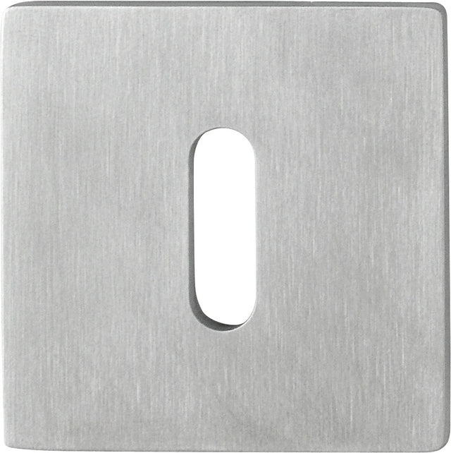 HOPPE Schlüsselrosetten-Paar E848NS Edelstahl quadratisch 53 mm für Innentüren