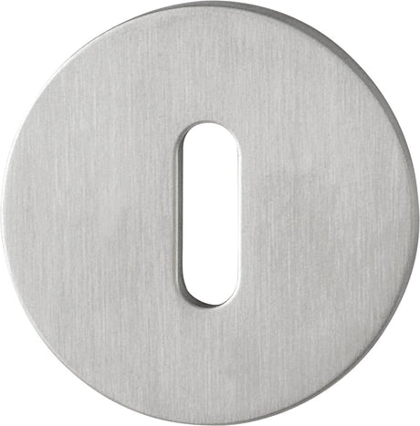 HOPPE Schlüsselrosetten-Paar E849NS Edelstahl matt für Innentüren – SchnellstiftPlus, 2 mm, Ø 55 mm