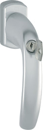 HOPPE Fenstergriff New York 0810S/U10 abschließbar Alu naturfarbig F1