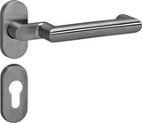 HEWI Profiltürgarnitur 162XAH03.647 Edelstahl PZ-PZ Wechselgarnitur für Türstärke 38,1-48 mm