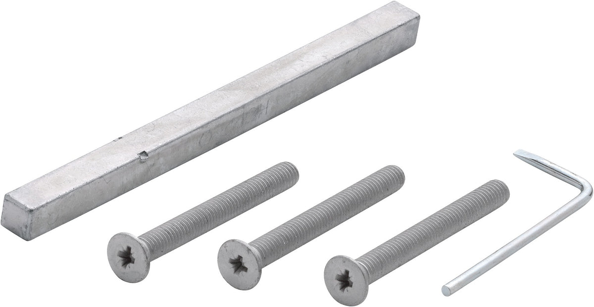 HOPPE Befestigungs-Set D/D Schnellstift 2210/3310 für Drückerschutzgarnituren 8x130 mm